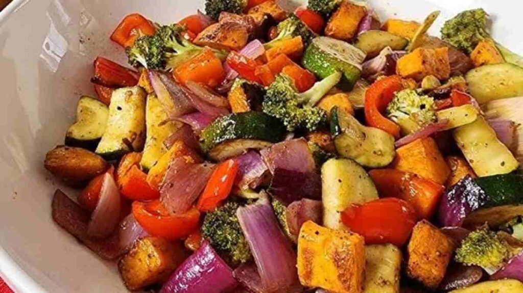 Cooked Veggies Over Raw Salads