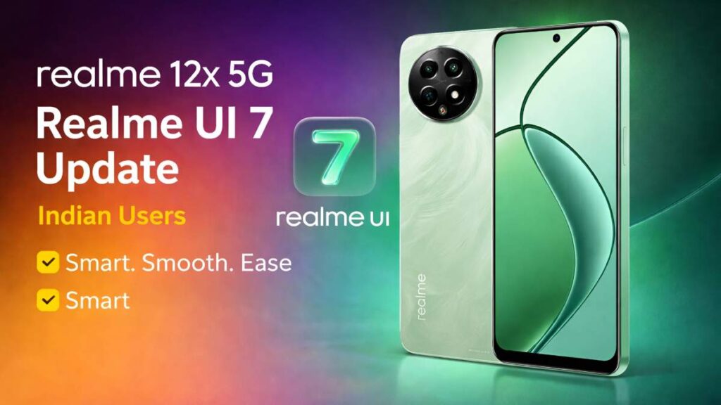 Realme 12x 5G gets RealmeUI 7 update