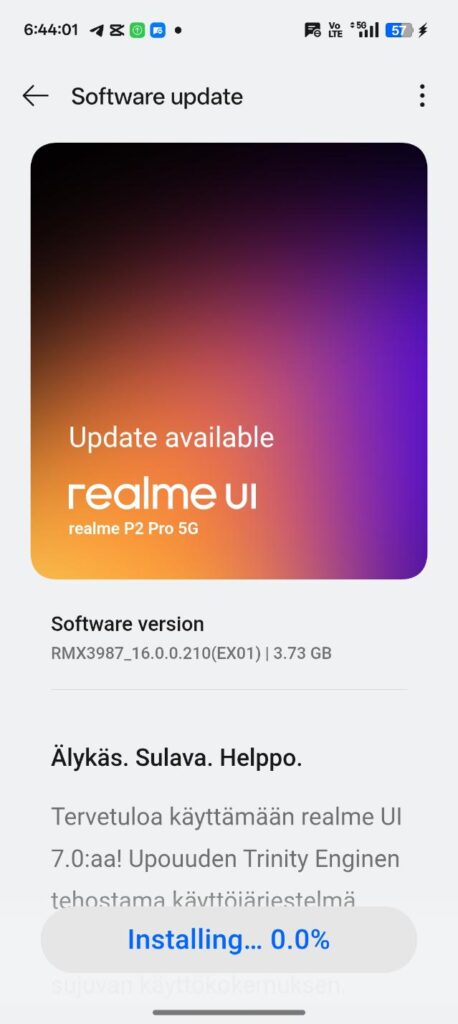 Realme P2 Pro 5G realme UI 7