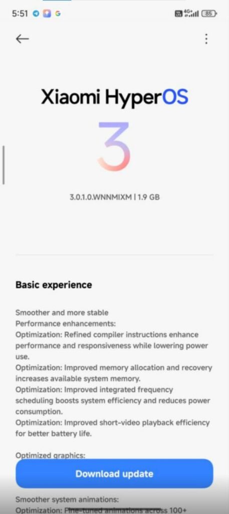 Xiaomi 14T Pro HyperOS 3 Update