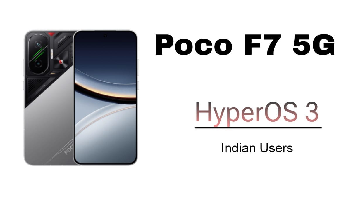 Poco F7 5G HyperOS 3 update