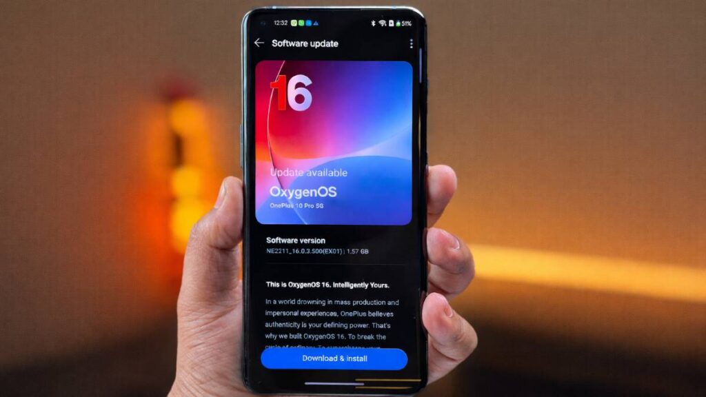 OnePlus 10 Pro 5G OxygenOS 16 Update