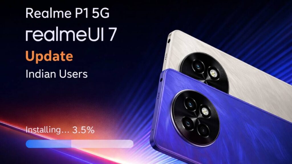 Realme P1 5G RealmeUI 7 Update