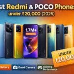 Best Redmi-Poco phones under 20000 in India 2026