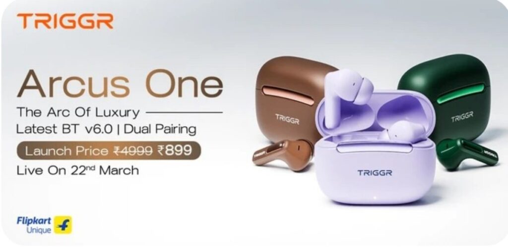 Triggr Arcus One TWS Earbuds Launch Soon: Deep Bass & ENC at Just ₹899!
