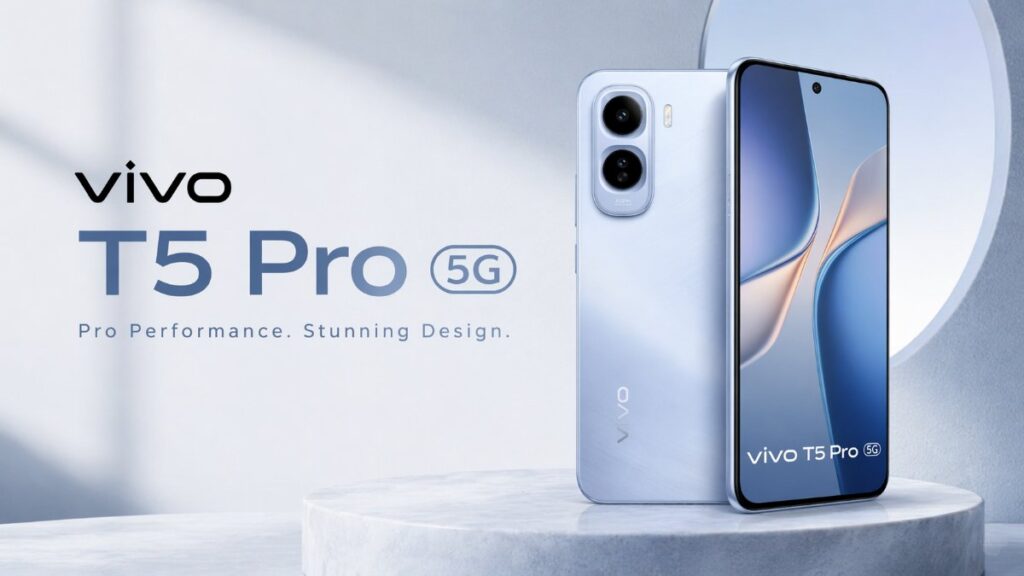 Vivo T5 Pro 5G Launched in India: 9020mAh Battery, Snapdragon 7s Gen 4 & 144Hz Display at ₹29,999