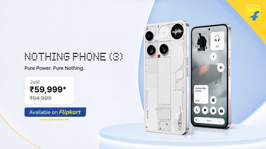 Nothing Phone 3 flipkart sale