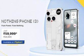Nothing Phone 3 flipkart sale