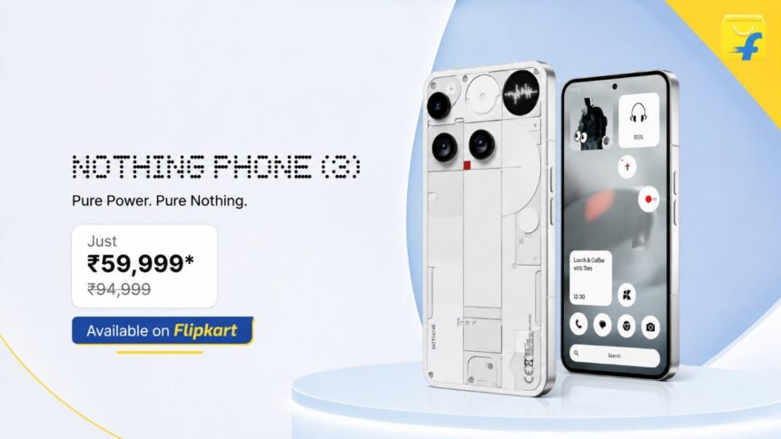 Nothing Phone 3 flipkart sale